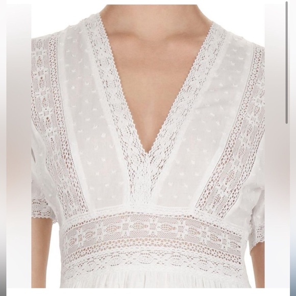 The Kooples Maxi dress lacy dots size small - Picture 3 of 7